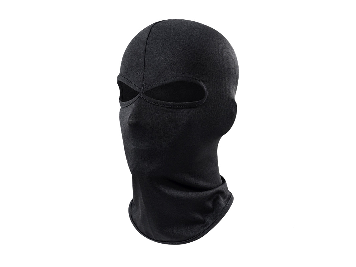 Balaclava De 2 Peças Com 2 Furos, Máscara De Esqui Preta Leve Clássica, Proteção Uv, À Prova De Vento E Respirável, Adequada Para Snowmobile