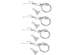 Kit De 4 Peças De Suportes Metálicos Para Porta-retratos Com Fio De Sustentação Reforçado.