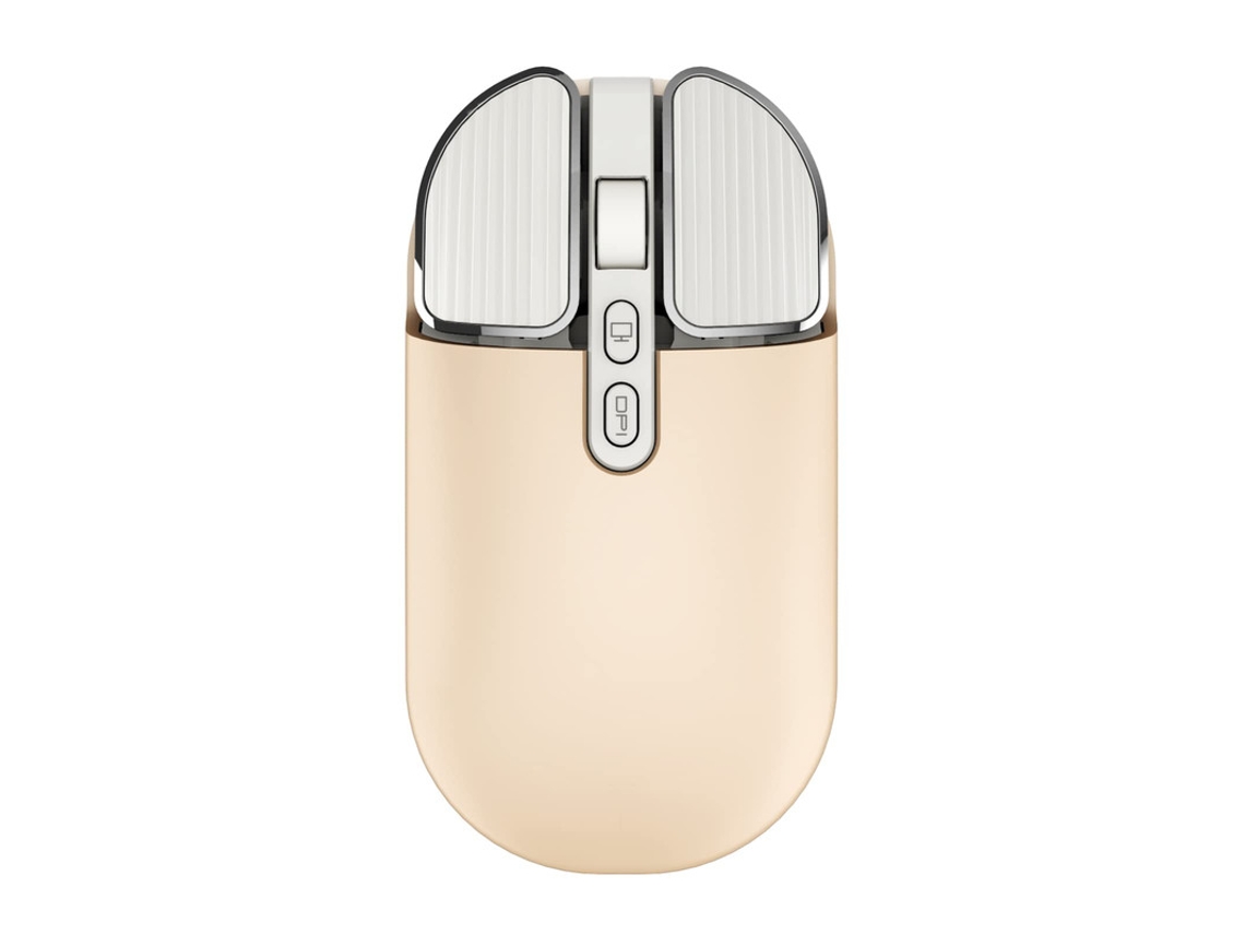 Rato Yizhood 2.4ghz Sem Fio Recarregável Type C Óptico Usb Silencioso Para Laptop Pc Tablet Computador Office Amarelo
