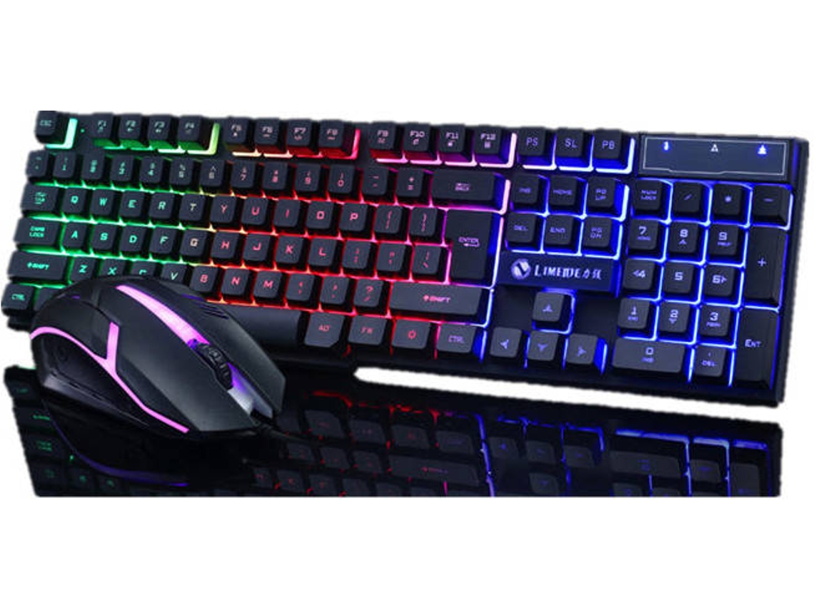 Teclado + Rato Gaming CHAOCHUANG Bg00014723-K21 (1.200 dpi - Preto)