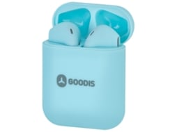 Auriculares Bluetooth True Wireless GOODIS Bt (In Ear - Microfone - Azul)
