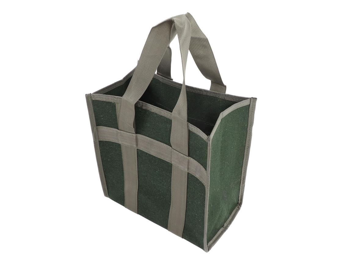 Bolsa De Ferramentas De Boca Larga De Lona Verde Od Com Grande Capacidade Resistente À Água 29x29x17cm