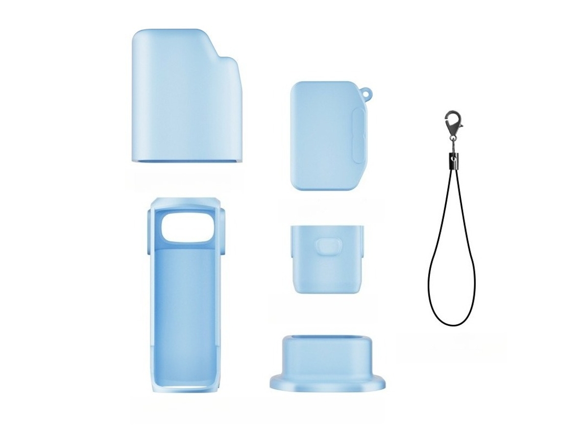 Capa De Proteção Em Silicone Para Insta360 Luna Ultra Antiderrapante E Antiqueda (azul)