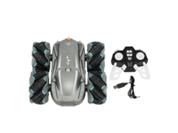 Mali carro de Controle Remoto Stunt Drift 2.4ghz com Rotação 360° Bateria 500mah Duas Faces