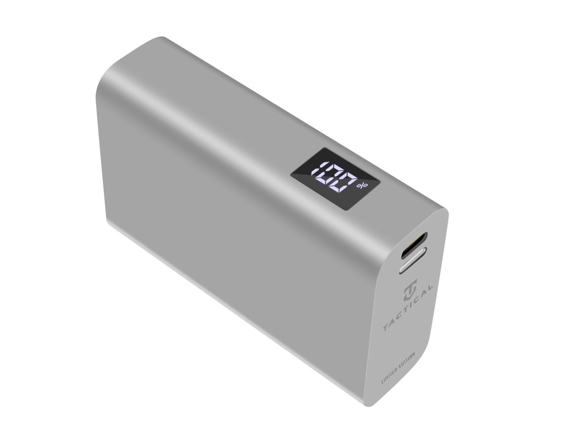 Power Bank Mah Fornecimento Energia TACTICAL Cinzento
