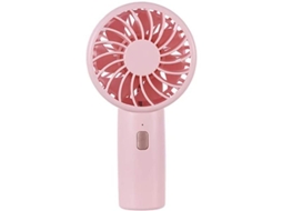 Ventilador Elétrico Portátil Nova Line USB, mini, rosa | S/MARCA