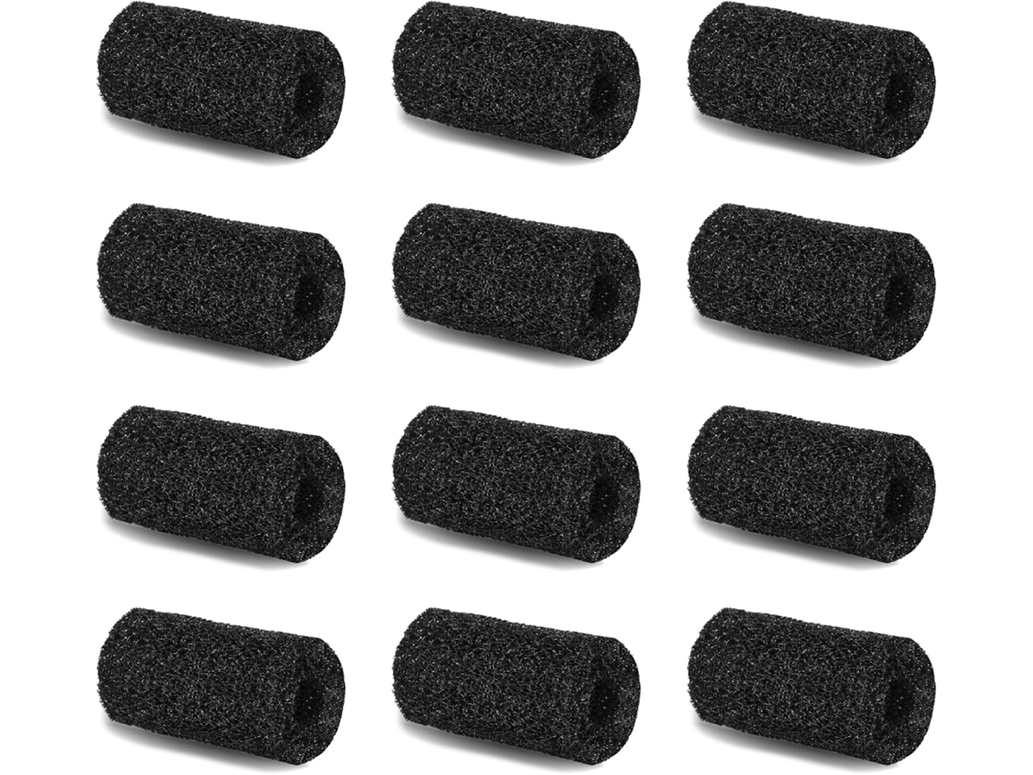 12 Unidades de Escova de Limpeza AQUAFORGE para Piscina Espuma para Paredes Fundo Degraus e Azulejos