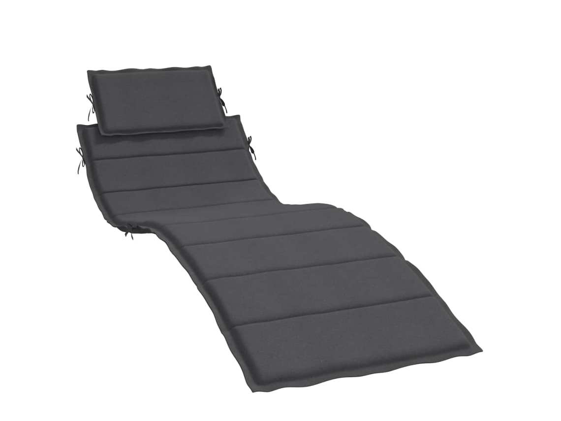Sun Lounger Cushion, Sun Lounger Cushions Vidaxl Antracite Tecido (n/a)