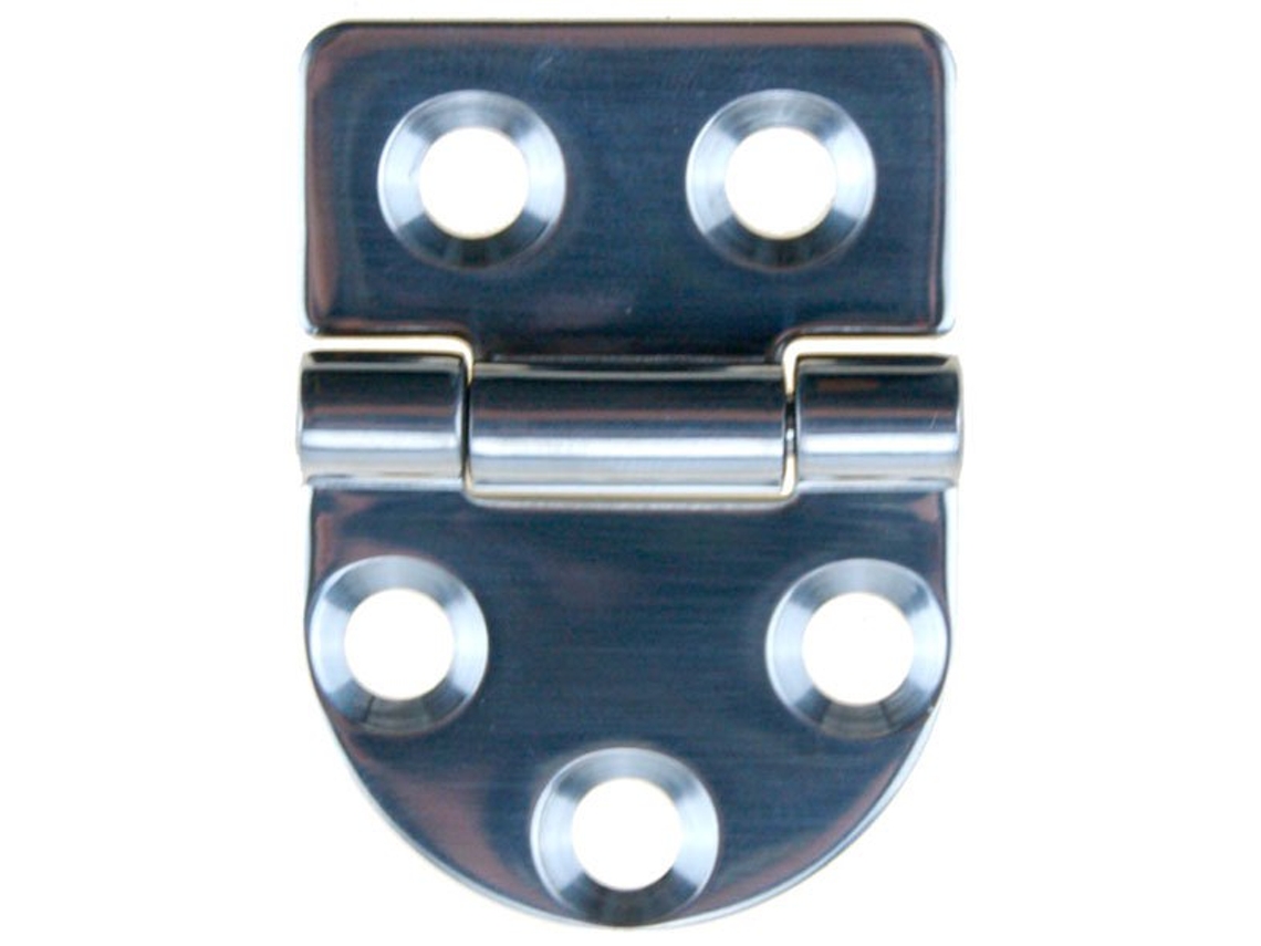Dobradiça Inox Revirated Prateado 42 X 30 Mmgoldenship