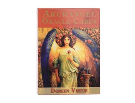 Jogo de Cartas Archangel Oracle Tarot Cards, 45 Pieces, Board Games, For Party (Idade Mínima: 3 Anos - Dificuldade: Intermédia)