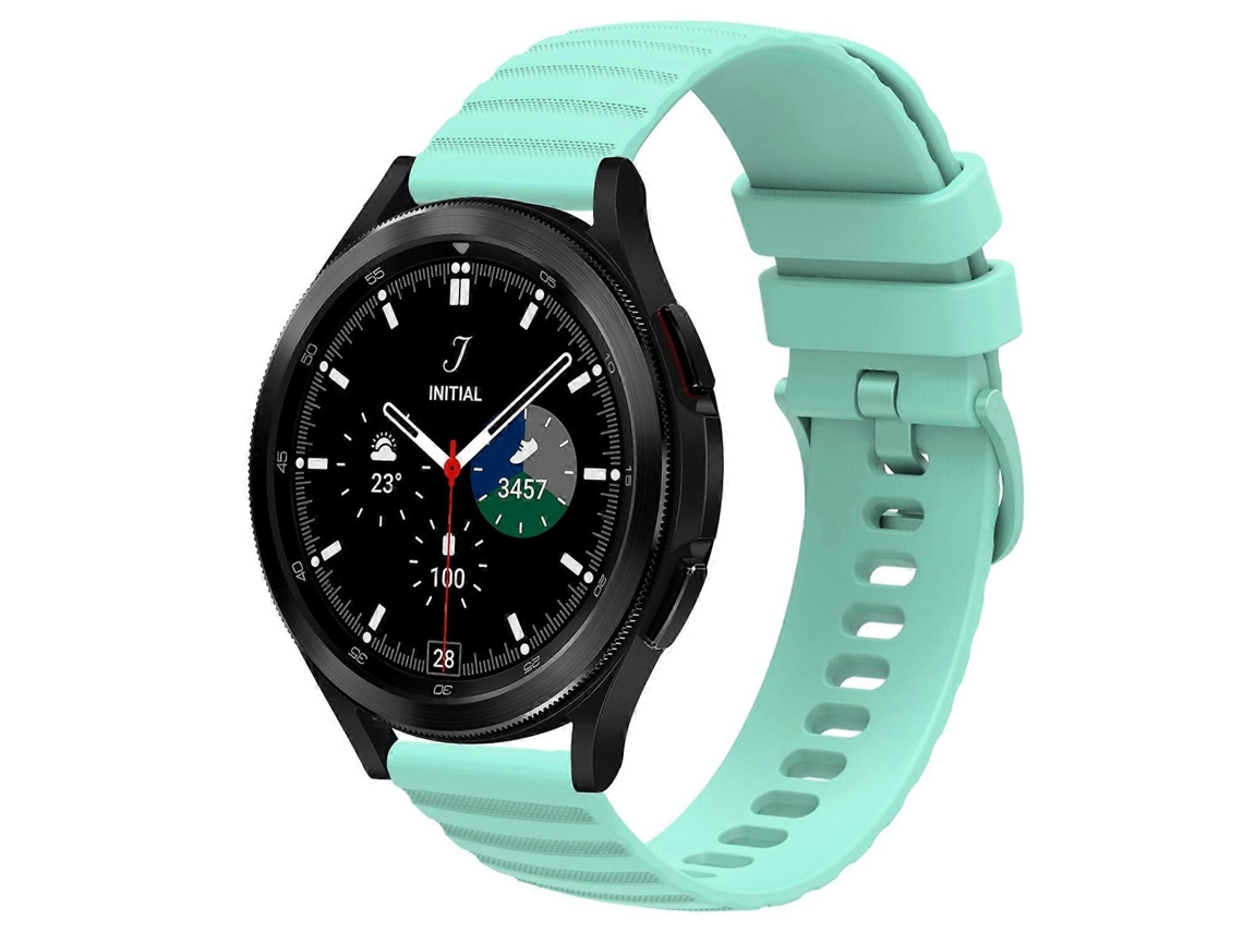 Pulseira De Silicone Sólida Com Padrão De Bolinhas Onduladas Para Samsung Galaxy Watch 4 Classic 42mm 20mm