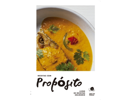 Livro de cocina solidario Recetas con Propósito (Português)