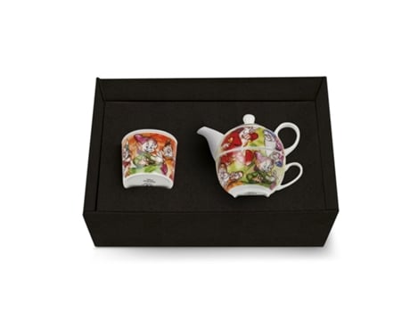 Conjunto De Bule E Açucareiro 7 Anões 470 Ml Egan
