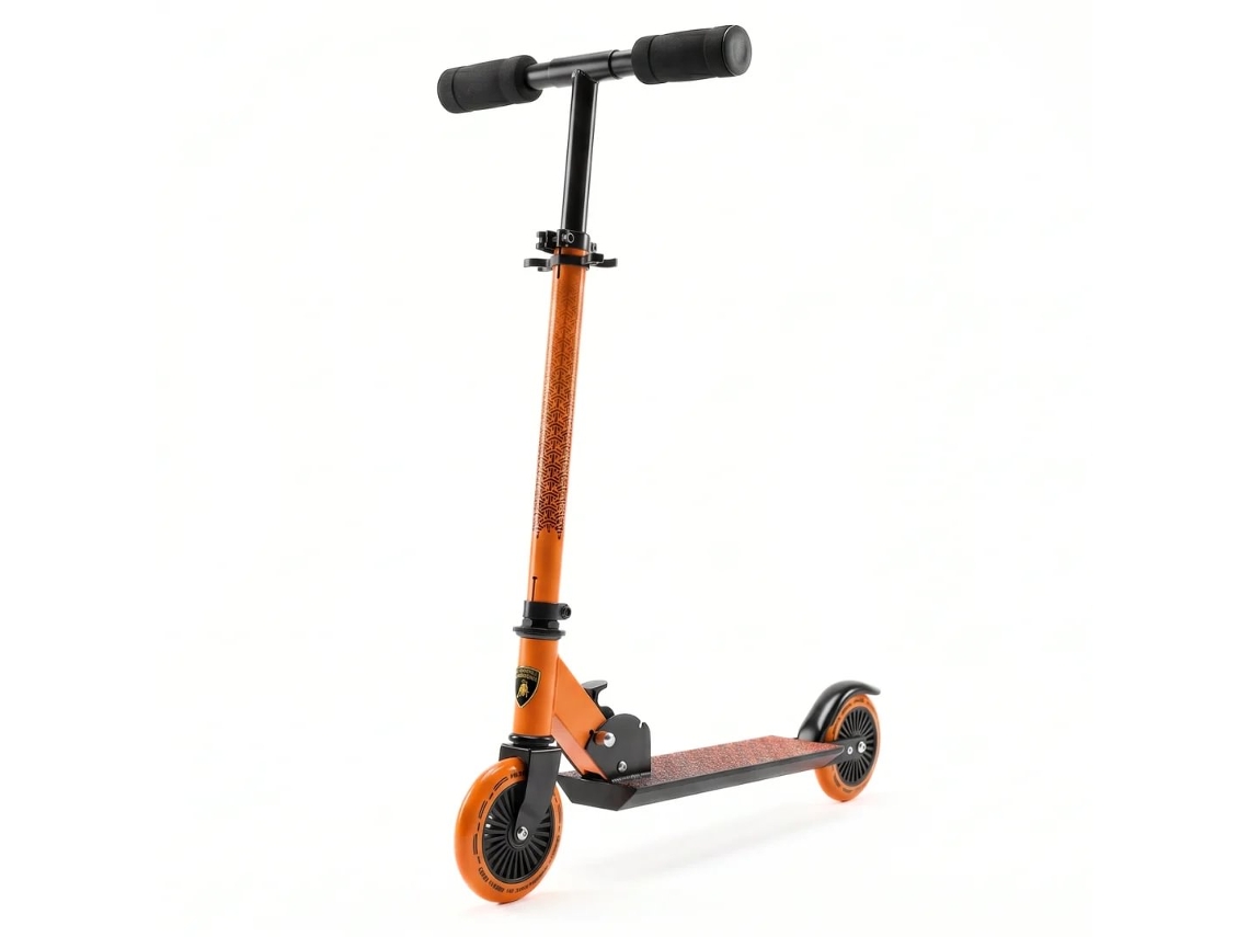 Trotinete Infantil Lamborghini - Scooter - De 3 Anos - Dobrável - Laranja