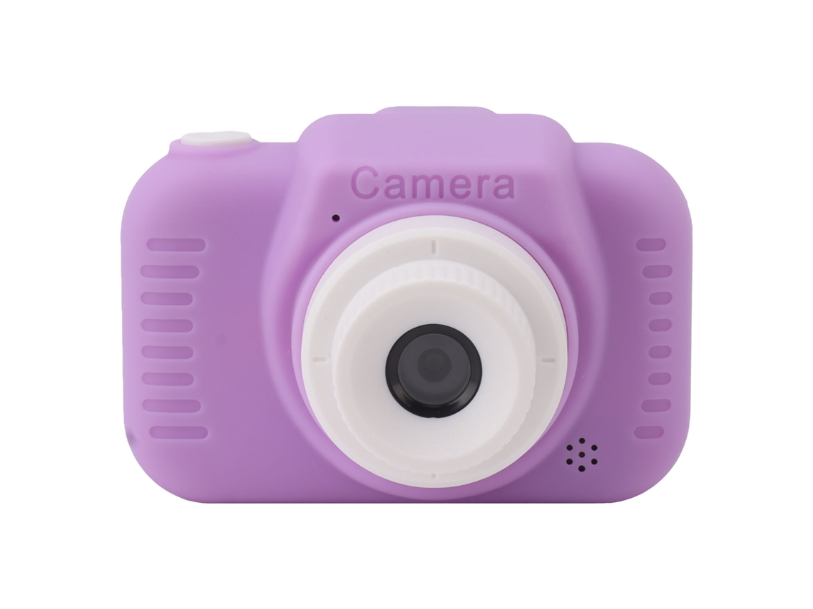 Câmera Digital Infantil Com Cartão De 32 Gb, Lente Dupla De Alta Definição, 1080p, Zoom De 8x, Carregamento Usb, Roxa Brilvibera