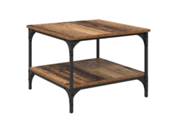 Mesa de centro Madeira Antiga 55 x 55 x 40 cm - Exclusiva da Maison