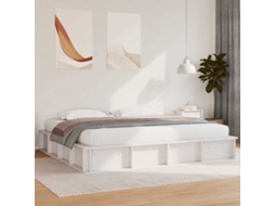 Vidaxl Estrutura da Cama Branco 180 X 200 Cm