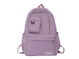 Mochila Escolar, Unissex, Roxa, Viagem, Aulas
