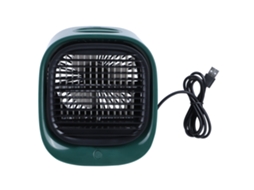 Ventilador Usb com Umidificação e Luzes Coloridas Verde