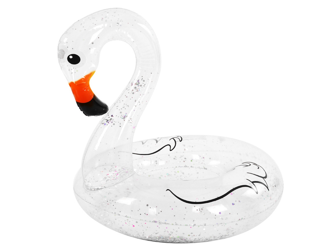 (cor: Flamingo, Tamanho: 90cm) Unicórnio Totalmente Em Lantejoulas Transparentes