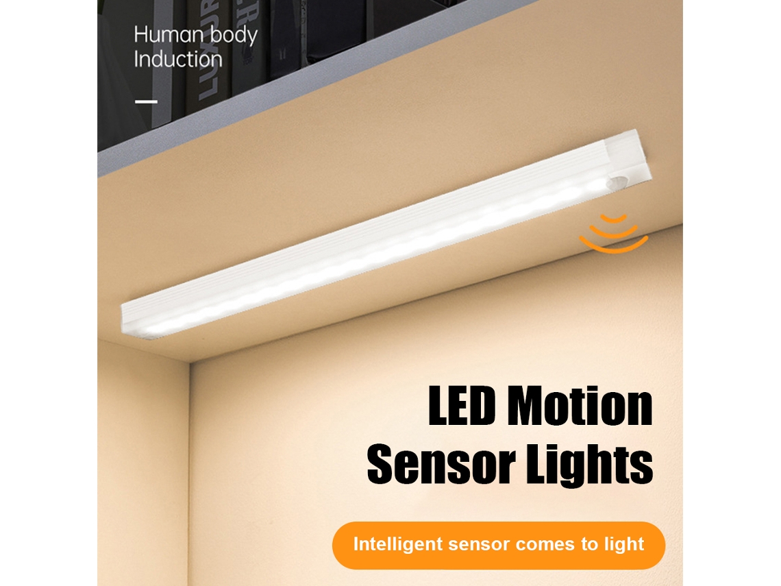 2026 luz Noturna com Sensor de Movimento Recarregável, Led Ajustável, Portátil para Corredor, Cozinha, Armário Interior