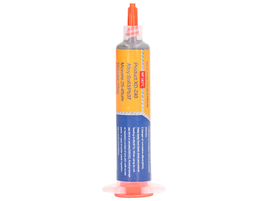 Pasta De Soldadura Flux Sem Limpeza Para Reparo E Manutenção Eletrônica 10cc