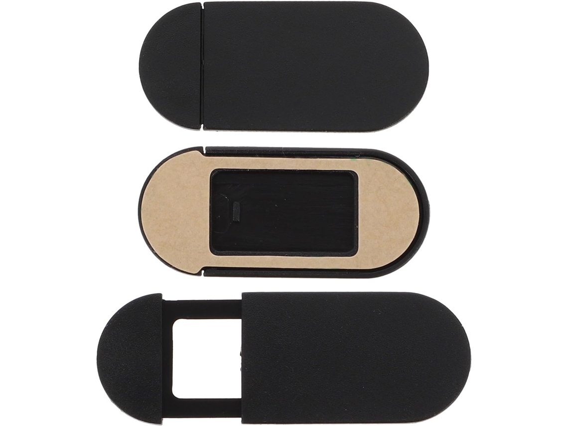 Capa Protetora Para Webcam De Computador E Celular, Conjunto De 3 Peças, Abs