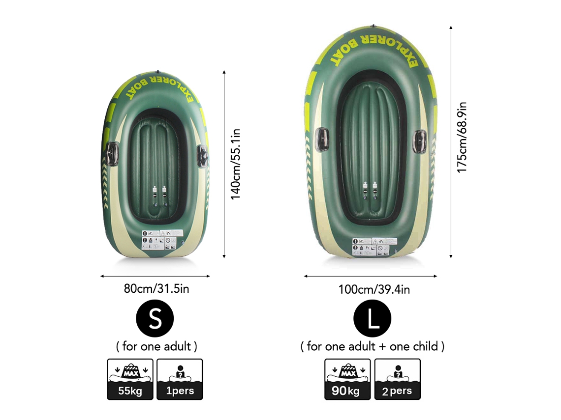 Mali bote Inflável de Pesca Canoa Kayak para uma Pessoa Bote de Verão Divertido Pvc