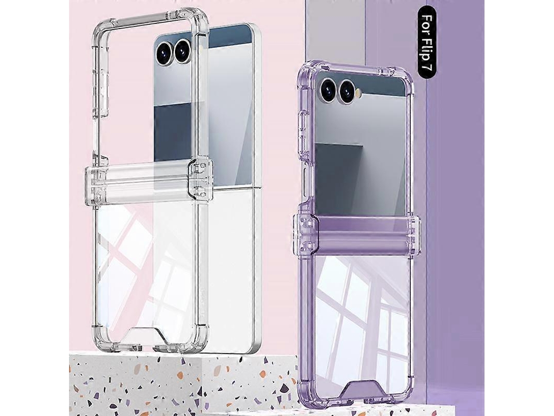 Capa De Celular Com Cobertura Total E Dobradiça Para Airbag Gkk Para Samsung Galaxy Z Flip7 5g