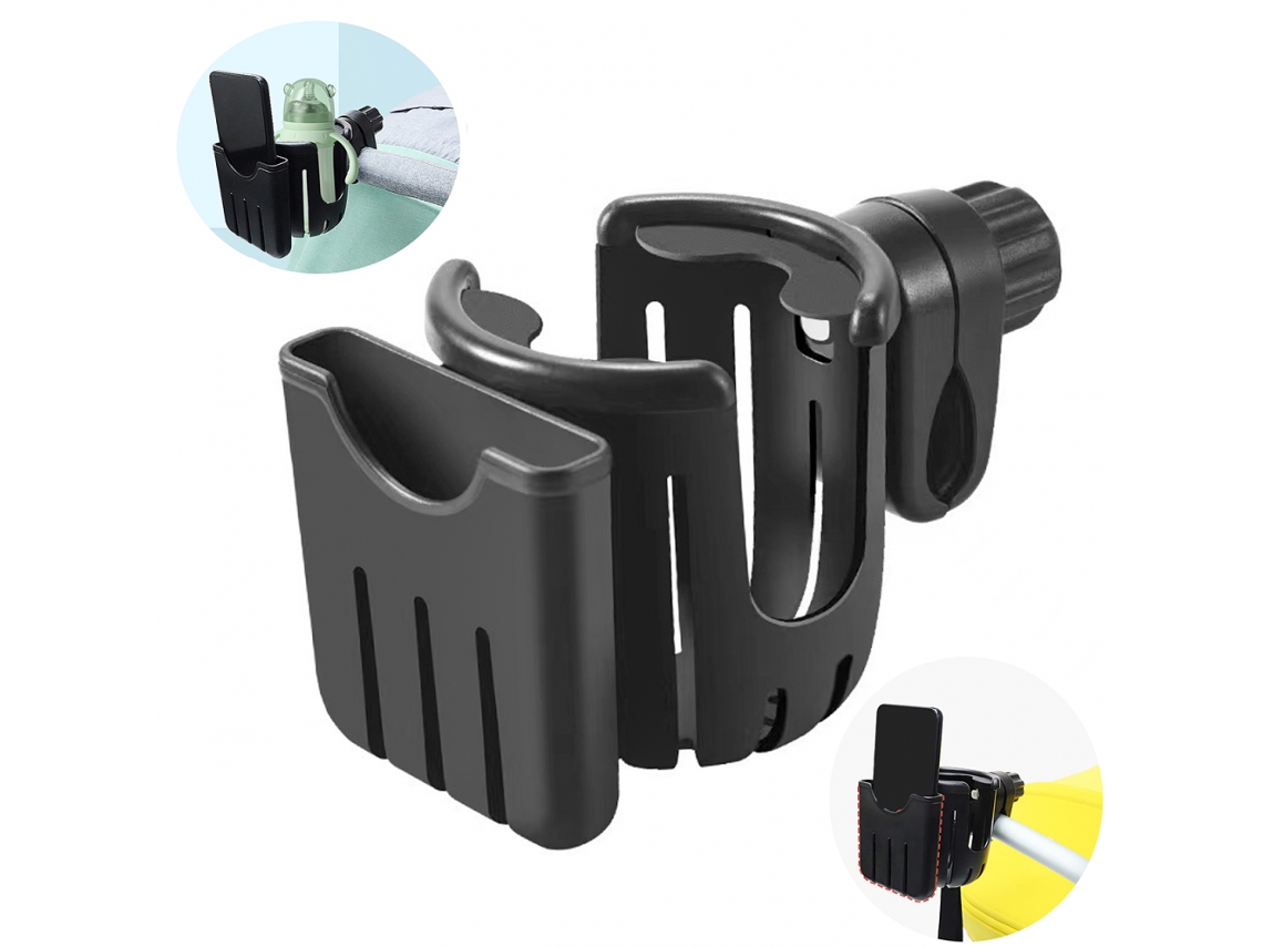 Suporte para Copo e Garrafa em Carrinho de Bebê AQUAFORGE