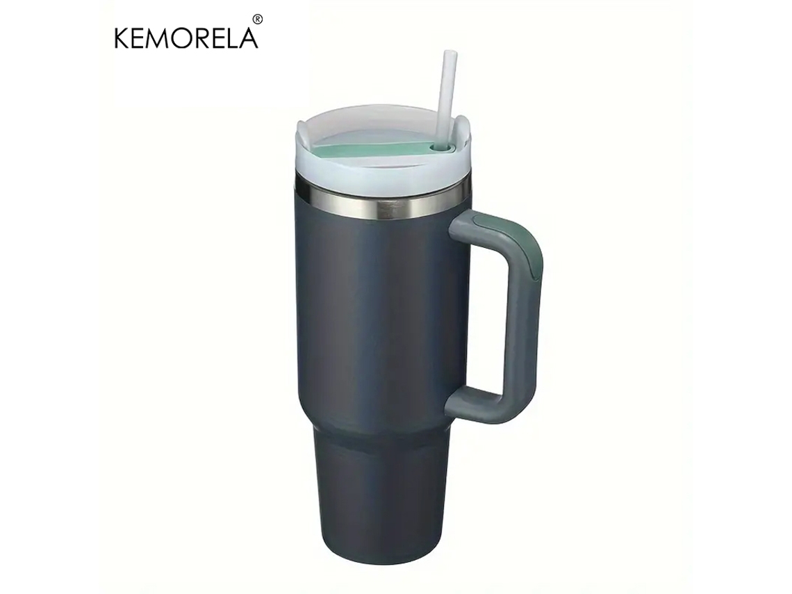 (estilo 6) Copo Térmico De Aço Inoxidável Com Alça, Tampa E Canudo, Modelo Feminino