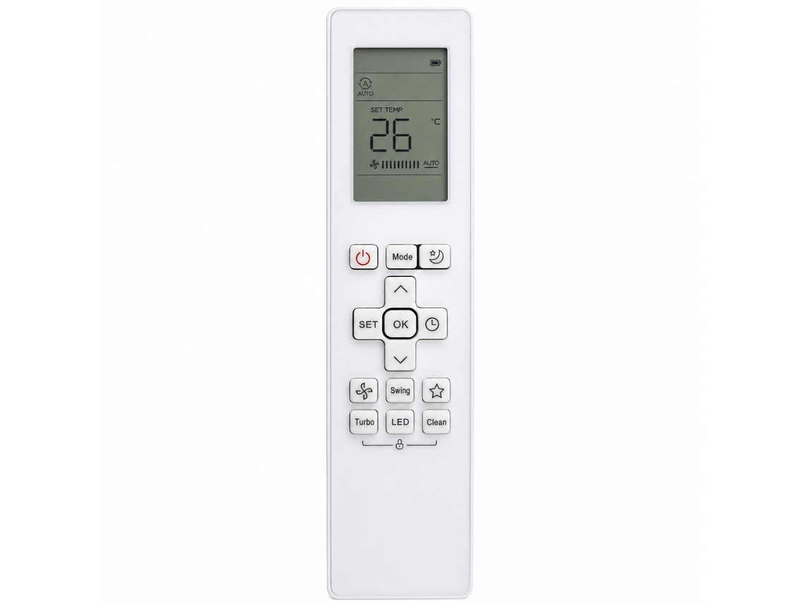 Comando Para Ar Condicionado Compatível Com Midea Rg10b(g)/bgef, Branco