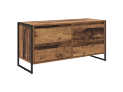 Móvel para TV com gaveta em madeira antiga 100x36x49,5 cm MAISON EXCLUSIVE