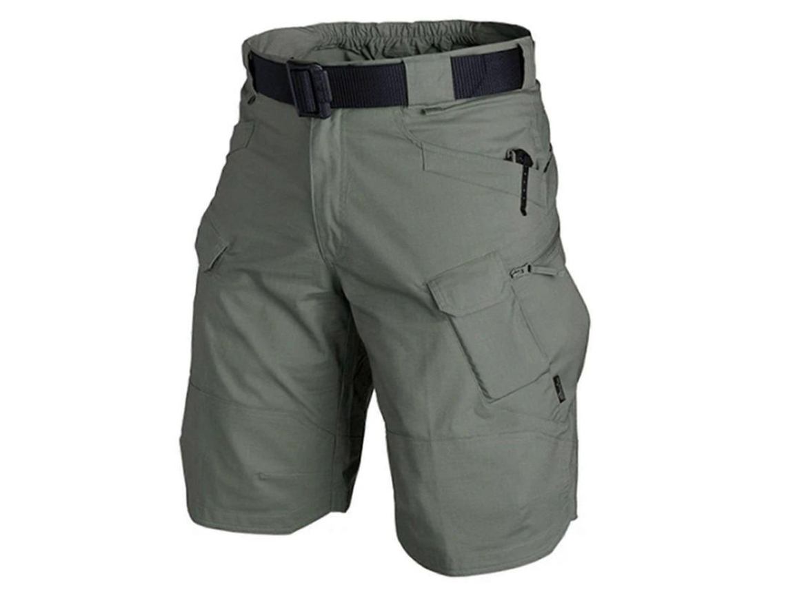 Calções Curtos Tácticos, Impermeáveis, Leves, Respiráveis, Militar, Pesca, Outdoor, 6XL Verde