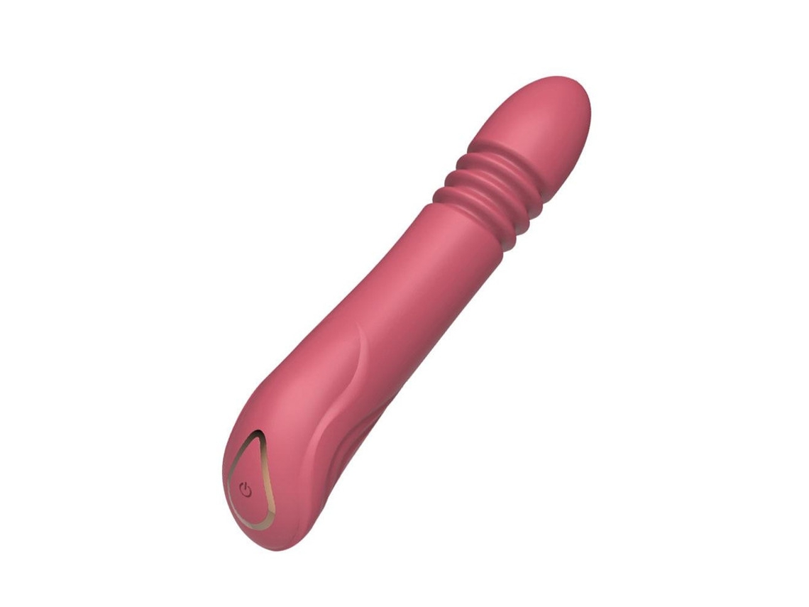 Vibrador Telescpico Automtico Com 10 Modos De Vibrao E 3 Frequncias Telescpicas (vermelhas)