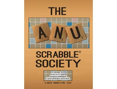Livro The Anu Scrabble Society De Alexander Bailiff (inglês)