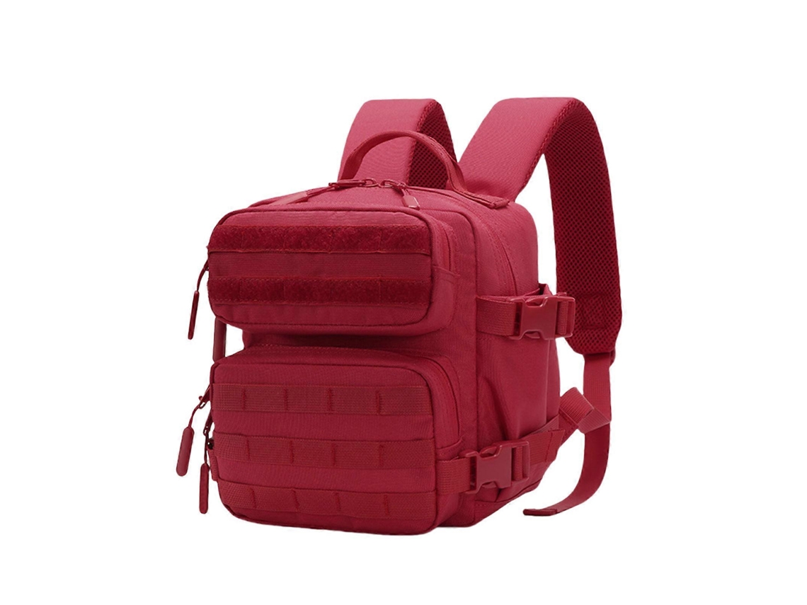 Mochila Multifuncional De 9 Litros Para Caminhadas, Camping E Atividades Ao Ar Livre, Ideal Para Academia E Uso Diário. Cor Vermelha.