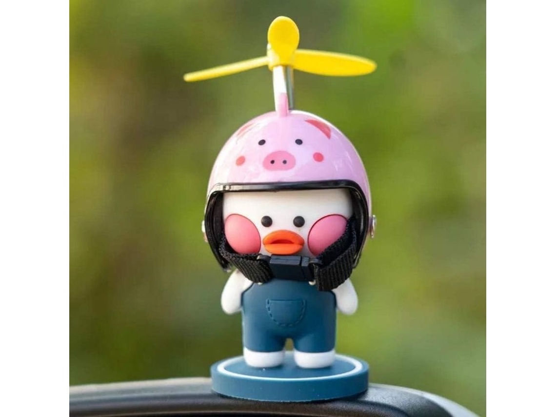 Adorno De Pato Com Hélice Para Painel De Carro Espelho Retrovisor Brinquedo De Silicone