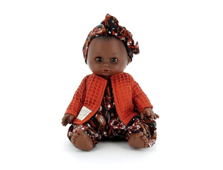 Boneca PETITCOLLIN Plástico - Bege - 28 cm)
