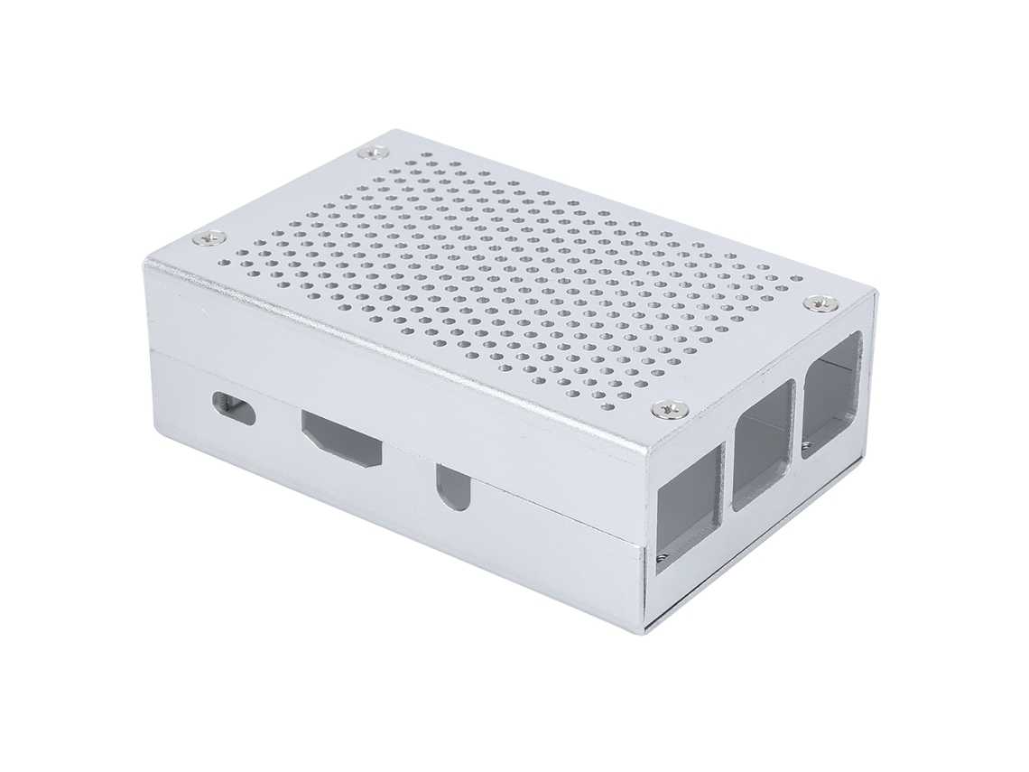 Laxiscreed Caixa Metálica Para Raspberry Pi 3 Model B Com Dissipação De Calor E Proteção Contra Pó