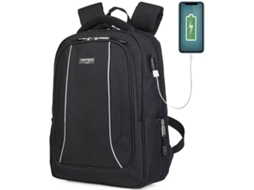 Mochila TEMPO Masculina Bolsa Portátil (15'' - Preto)