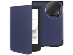 Capa Para Pocketbook Verse Pro Pb634 Azul Escuro