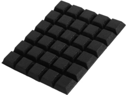 Popetpop 32 Peças Almofadas Trapezoidais De Borracha Antiderrapantes Para Pés Móveis, Armários De Vidro E Móveis