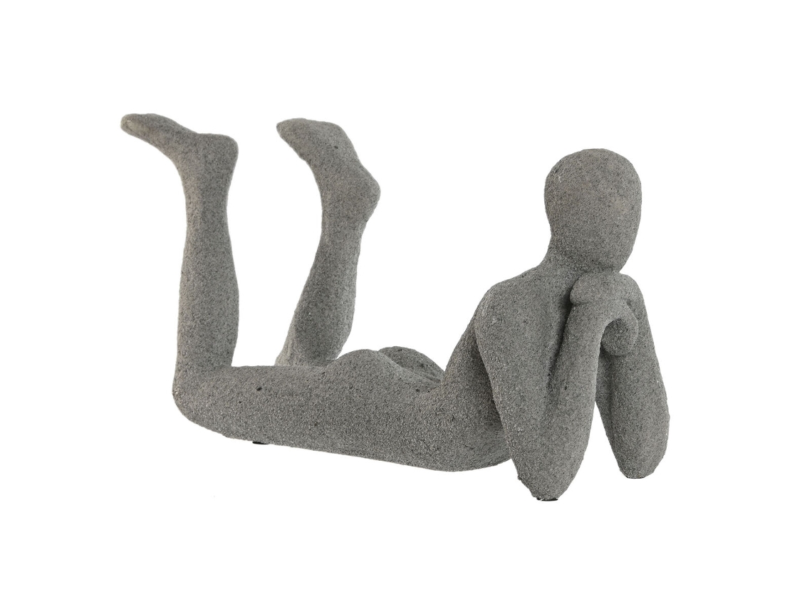 Figura Decorativa Home Esprit Cinza 39 x 13,5 x 20,8 cm