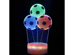 Luz da Noite de Futebol, 16 Cores Que Mudam com Controle Remoto 3d Noturna Visual Estéreo DIGITALLAB