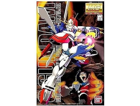 Bandai Spirits Gf3 017nj II G Gundam 1/100, modelo articulado de 18 cm com detalhes impecáveis