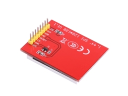 Módulo De Display Lcd Tft Colorido 128x128 Vermelho De 1,44" Com Interface Serial (spi)