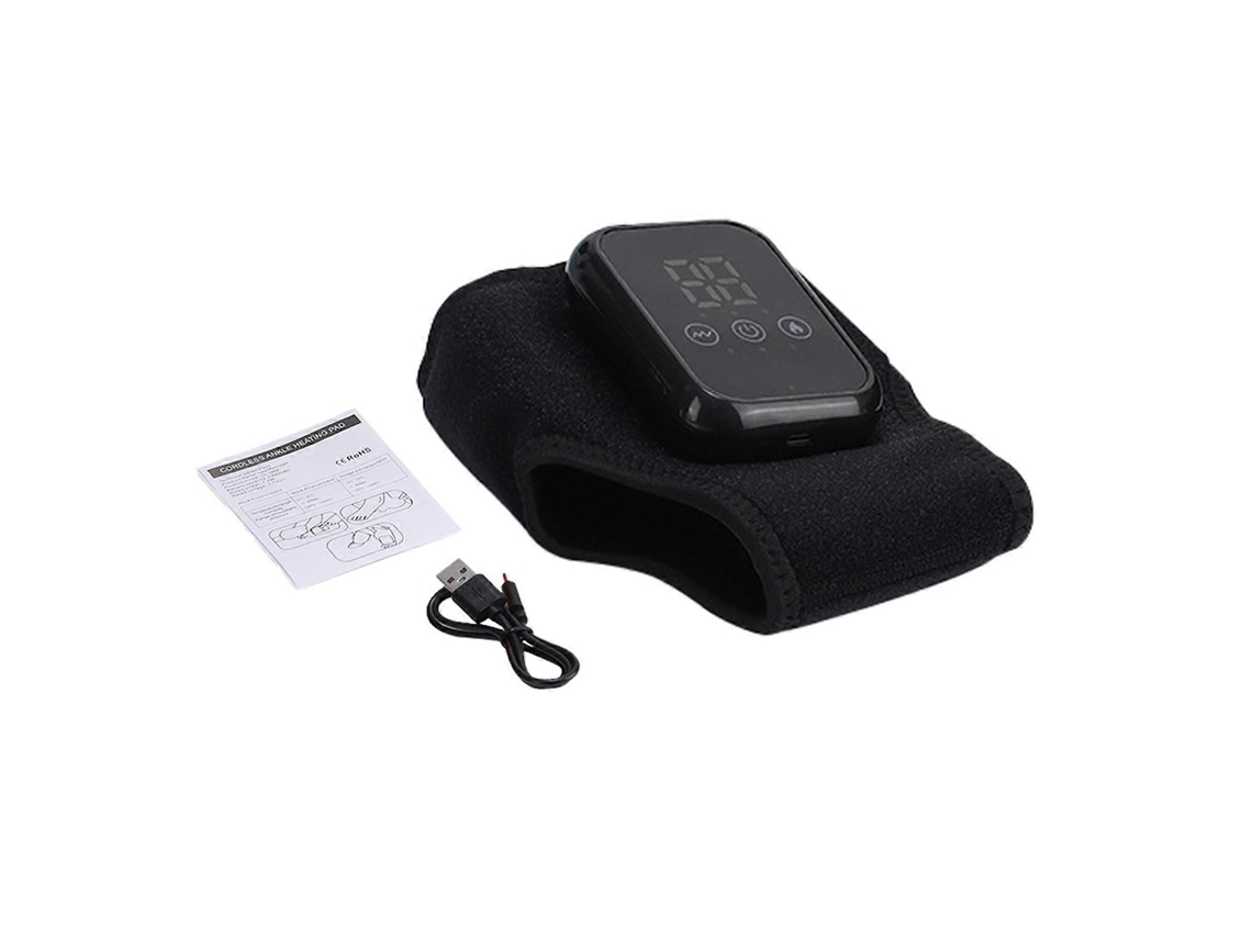 Massageador Elétrico Para Pés (1/2 Unidades) Com Temporizador Inteligente Para Alívio Da Dor Da Tendinite De Aquiles, Almofada De Aquecimento Par