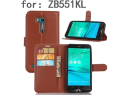 Capa Asus Zenfone Go ZB551KL 5.5 HONGWE. Castanho