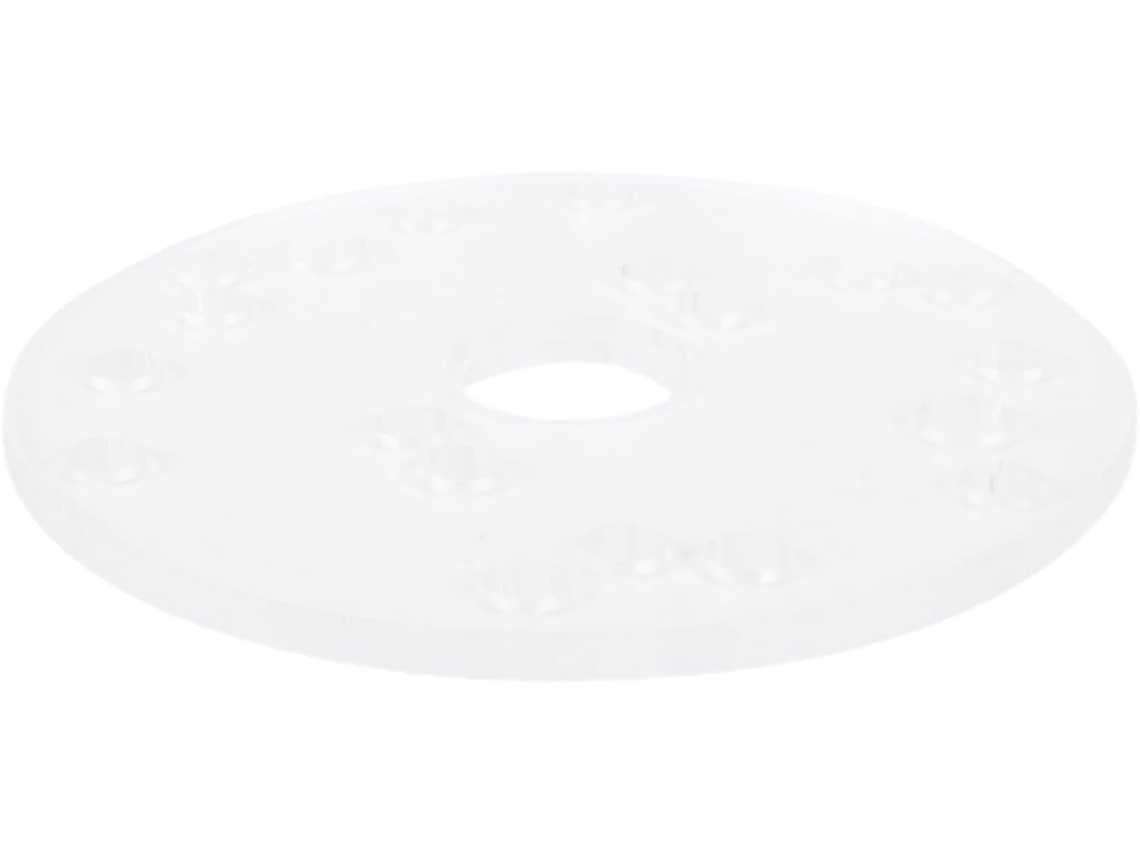 Placa De Base Para Tupia Em Acrílico Transparente De 6 A 1/2 Polegadas De Diâmetro Para Orientação De Alinhamento.